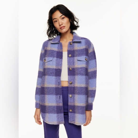 Aritzia Tops - ARITZIA WILFRED | The Ganna shacket | size small